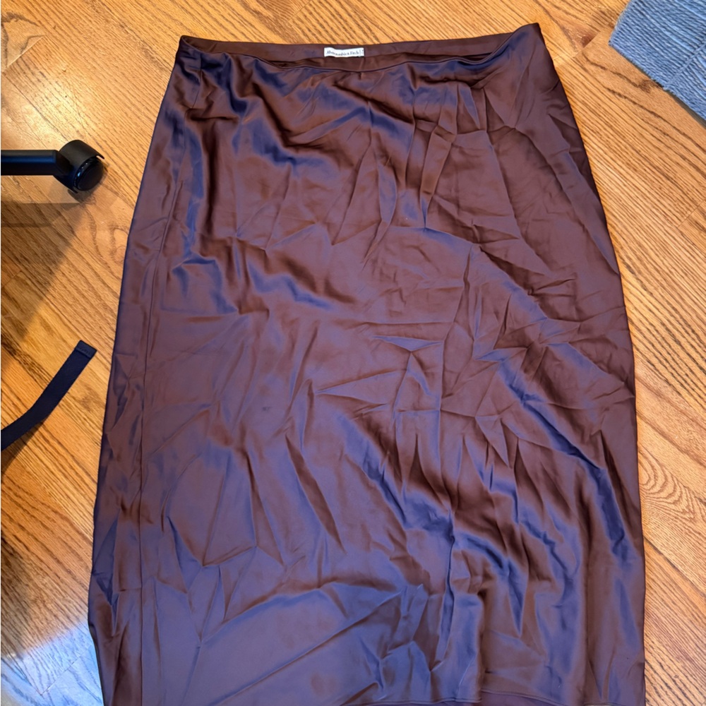 Abercrombie & Fitch Red Midi Pencil Skirt for Work